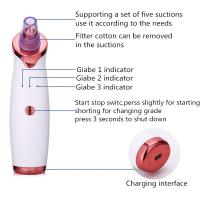 Limpiador De Poros Y Quimios Con Vacío Eléctrico Herramienta De Extracción De Acné Y Puntos Negros Para Hombres Y Mujeres Recargable USB - details 1