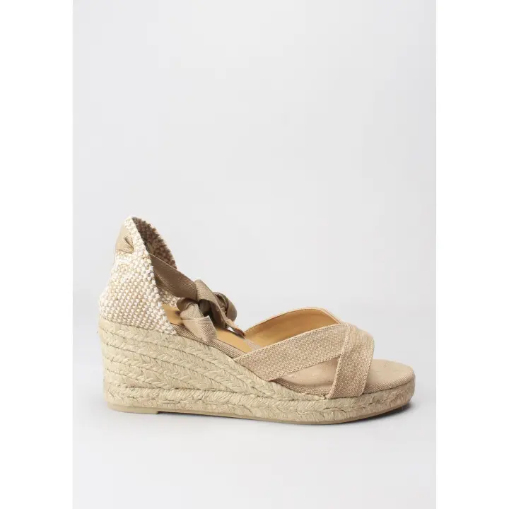 alpargata lona 002 sand yute natural CASTAÑER - 1