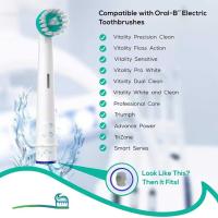 Cabezas De Repuesto Para Cepillo De Dientes Oral B Ortho Y Power Tip Compatabilizadas Con Cepillos Eléctricos Oralb Para Ortodoncia - details 2