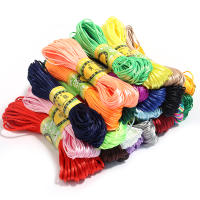 Hilo De Seda Chino Tejido 20m Multicolor 1.5/2mm Nylon Para DIY Joyería Collares Pulseras Encuentros De Cuentas - details 2