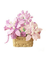 Bloque De Construcción Micro De Rosa Eterna Juguete Asamblea Para Niños Regalo Ornamento De Flor En Maceta Bloque De Plástico ABS Sin Batería Origen China - details 5