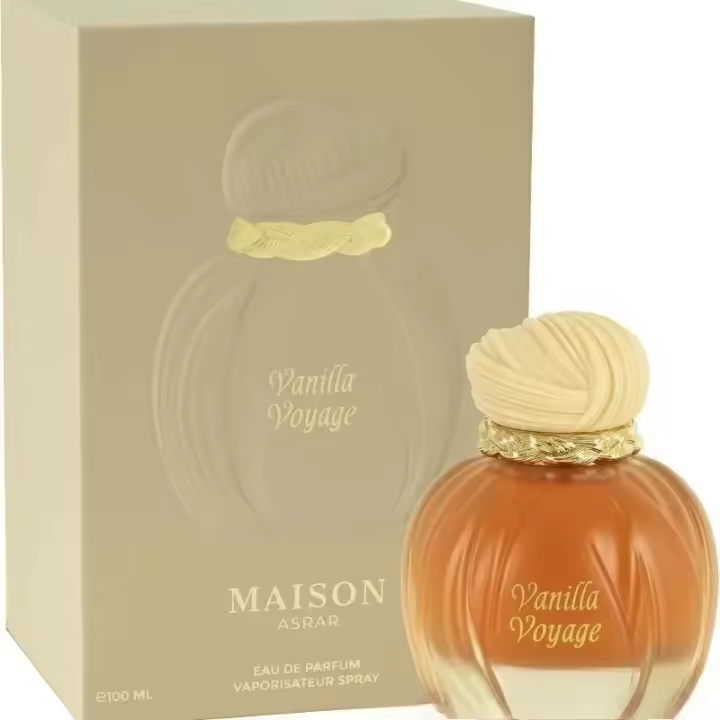 Perfume Vanilla Voyage  Oriental Dulce Unisex 100 ml | Fragancia Cálida y Lujosa de Larga Duración | Notas de Caramelo, Jazmín, Miel, Ámbar, Vainilla y Almizcle | Aroma Intenso y Sofisticado - 1