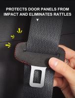 Protección Para Hebilla De Cinturón De Seguridad De Coche Cubierta De Cuero Accesorio Para Asiento Frontal Y Rearmable - details 3