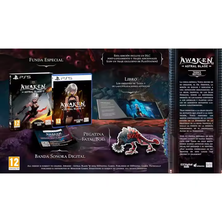 AWAKEN ASTRAL BLADE TANIAS EDITION PS5 PAL ESPAÑA NUEVO FISICO ESPAÑOL  PRECINTADO - Videotec - 1