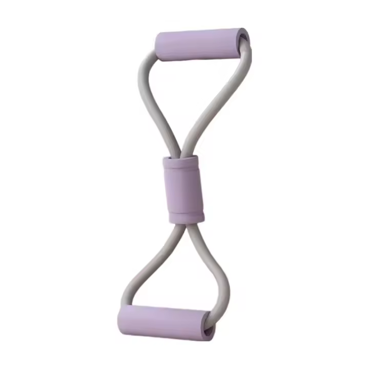 Banda De Yoga De Tensión 8 Para Ejercicios De Estiramiento Y Adelgazamiento Multiusos Equipo De Fitness Ropa Elástica De Pull Para Entrenamiento De Brazos Piernas Pecho Y Abdominales - 1