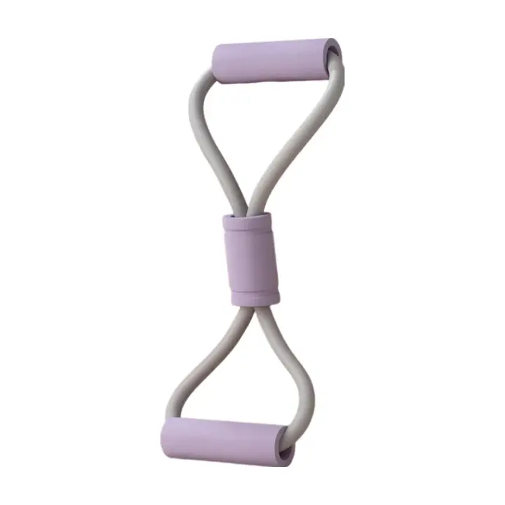 Banda De Yoga De Tensión 8 Para Ejercicios De Estiramiento Y Adelgazamiento Multiusos Equipo De Fitness Ropa Elástica De Pull Para Entrenamiento De Brazos Piernas Pecho Y Abdominales - 1