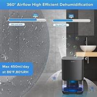 Deshumidificador doméstico para dormitorio, 350 ml/D, Pequeño, Mini, a prueba de humedad, Silencioso, con Pantalla LED de Colores. - details 2
