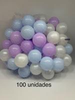 Pelotas de Colores para Piscina y Parque Infantil 5,5 cm | Pack 50-800 Unidades Sin BPA | Bolas Seguras Multicolores para Niños y Bebés en Playground y Espacios Acuáticos - details 1