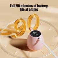 Afeitadora y quitapelusas para telas - Pantalla de potencia - Cuchilla de seis dientes - Ultrasilenciosa - Diseño 2 en 1 para eliminar bolas y pelusas opresivas - Quitapelusas eléctrico portátil con carga USB - details 2