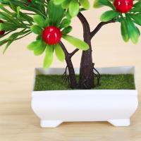 Planta Artificial De Bonsái De Frutas Con Naranja Manzana Limón Decoración Para El Hogar Y Sala De Estar Arbolado Falso De Tamaño Pequeño - details 13