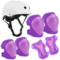 Juego de casco de bicicleta para niños, casco ajustable para niños de 3 a 10 años, juego de almohadillas para casco con rodilleras y coderas para bicicleta, patinaje, scooter, longboard y más - details 1