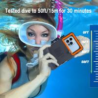 [Actualización] Funda impermeable para teléfono móvil, universal, profesional, para buceo, esnórquel, surf, resistente al agua, hasta 15 m - details 0