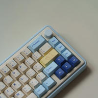 155 Keycaps Tema Yogurt Cherry Profile PBT DYE SUB Para Teclado Mecánico MX Switch Custom Code Split ISO Accesorios De Teclado - details 2