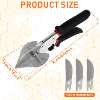 Tijeras De Miter Multifuncionales Precisas Para Corte Angular 45°-135° Herramienta Manual Para Modelado De Zapatos Y Carpintería - details 5