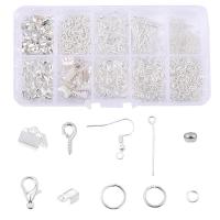 Juego De 10 Cuadrículas De Accesorios Para Joyería Con Anillos Abiertos De Cobre Gancho Para Pendientes Herramientas Para Fabricación De Joyas - details 2