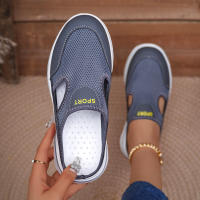 Zapatillas Casuales Para Mujer 2024 Talla Grande Transpirables Con Suela Gruesa Y Mesh Pantuflas Moda Zapatos Unisex - details 3