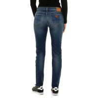 Armani-Pantalones Largos Tejanos Efecto Gastado 3Y5J28-5D1MZ para Mujer