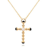 Encanto Collar con colgante de cruz creativo y personalidad de moda para mujer. - details 0