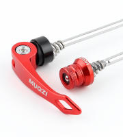 MUQZI 1 Pares De Eje De Rueda De Bicicleta Con Libera Rápida QR Para MTB Y Carretera 100mm Delantero Y 135mm Traseador Material De Aluminio - details 4