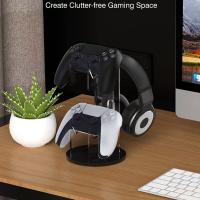 Soporte de almacenamiento, controlador de juegos 2 en 1 y soporte para auriculares para PS4, PS5, Xbox - details 3