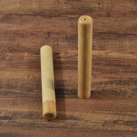Estuche De Dientes De Bambú Natural Para Adultos 8.3 Pulgadas Accesorios De Cepillo De Dientes Ecológico Hecho a Mano Con Tubo De Bambú - details 6
