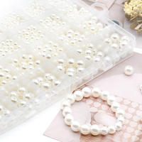 Kit De Perlas Acrílicas Para La Creación De Joyas 1890pcs Con Caja Regalo Para Pulseras De Encanto Y Collares DIY Tamaños 4mm 6mm 8mm 10mm - details 5