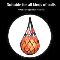 Bolsa De Red De Nylon Para Baloncesto Y Fútbol Portátil De Malla Deportiva Soporte Para Balones De Básquetbol Y Voleibol Bolsa De Transporte Para Deportes - details 1
