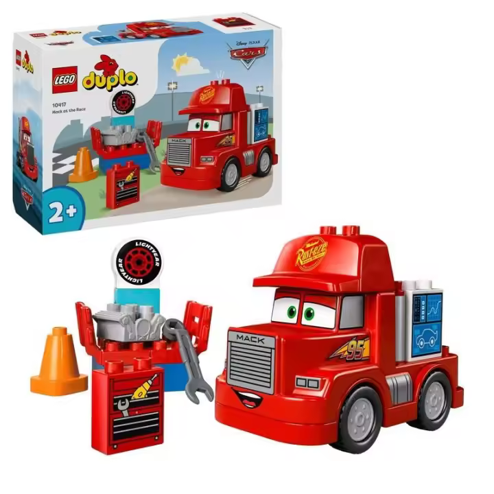 LEGO DUPLO Disney 10417 Mack en las Carreras contine 14 piezas - edad a partir de 2+ años 24L10417 - 1