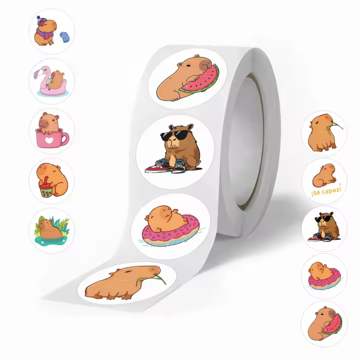 500pcs Pegatinas De Animales De Dibujos Animados Lindos Para Niños Regalo Para Portátil Equipaje Teléfono Cuaderno Impermeables Decoraciones Para Bicicleta - 1