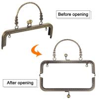 Marco De Bolso Kiss Clasp Lock Metal Para DIY Y Fabricación De Bolsos 18CM/20CM Accesorio De Bolso De Metal Originario De China - details 8