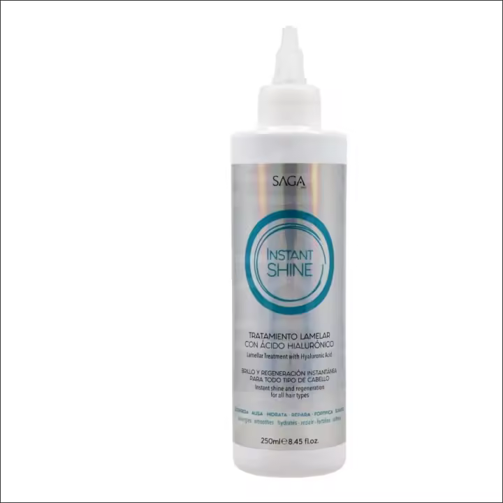 Saga Pro Instant Shine Laminar Tratamiento Con Ácido Hialurónico 250 ml - 1