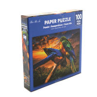 Rompecabezas De Papel 100 Piezas Con Imagen De Animales De Dibujos Animados Juguete Educativo Para Desestresamiento Regalo Para Niños Y Adultos - details 3