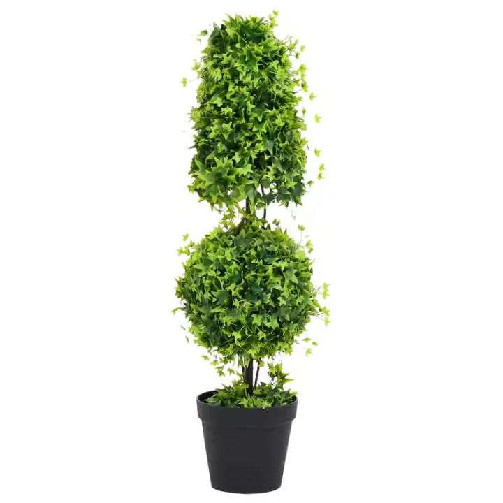 Planta de Boj artificial con macetero verde 100 cm - 1