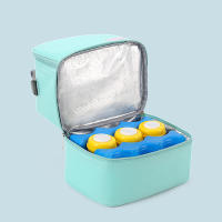 Bolso De Mano Para Mamá Grande Capacidad Doble Capa Aislada Color Sólido Estilo De Viaje Y Picnic Bolsa De Alimentos Portátil Para Bebé - details 10