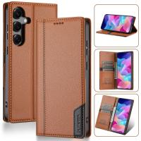 Funda De Cuero Magnética Para Samsung Galaxy A56 A36 A26 A16 A17 A06 A55 A35 A25 A54 A34 A15 5G A14 A07 A06 A71 A53 Con Tarjetero - details 12
