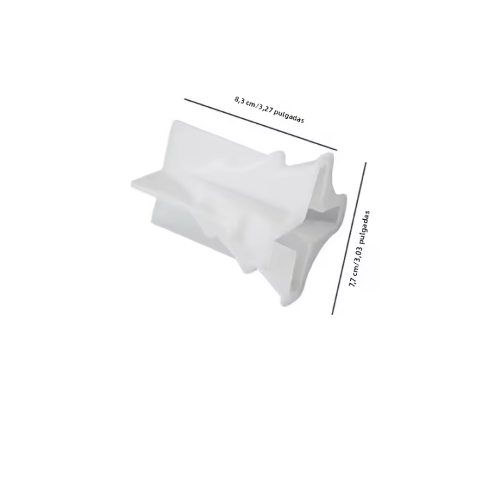 Molde De Silicona Para Vela De Árbol De Navidad 3D Creativo Para Epoxy Resina DIY Aromaterapia Vela Tamaño Estándar De Plantas - 1
