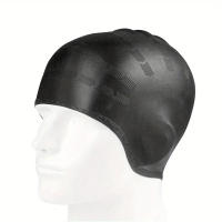 Manga De Natación Durable De Silicona DIZETION Con Bolsillos Para Los Oídos Para Adultos Y Adolescentes Protege El Cabello Largo Y Proporciona Alta Elasticidad - details 0