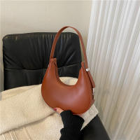 Bolso De Hombro Para Mujer Yogodlns Nueva Primavera Color Sólido Forma De Media Luna Lujo PU Cuero Bolsos Versátiles Con Funda - details 19