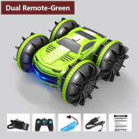 Coche RC 2 En 1 Con Tanque De Agua 2.4G Control Remoto Impermeable Vehículo Acuático 4WD Juguete Educativo Para Niños Y Niñas - details 11