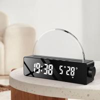 Despertador LED Reloj digital Luz temperatura despertador para dormitorio junto a la cama - details 0