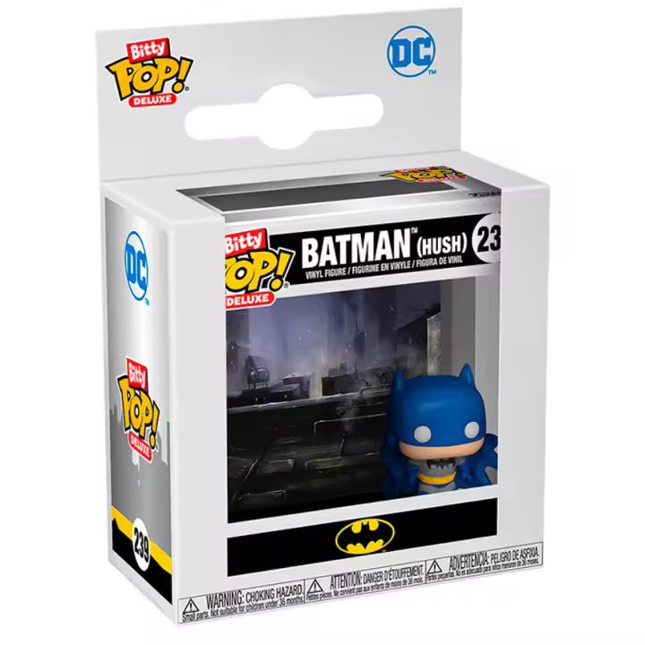 Figura Bitty Pop Deluxe Dc Comics Batman-Figura de Vinilo Coleccionable - Idea de Regalo- Mercancia Oficial - Juguetes para Niños y Adultos - Movies Fans - Muñeco para Coleccionistas y Exposición - 1