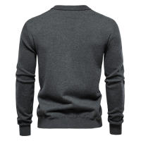 Nueva Chaqueta De Algodón AIOPESON 2024 Para Hombre Estilo Casual Monofrontal Color Sólido De Alta Calidad Para Otoño Y Invierno - details 10