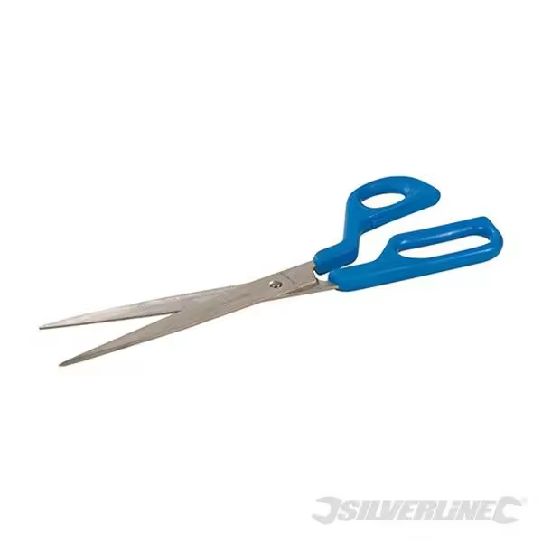 Silverline Tijera Decoración 300mm Cuchillas Acero Inoxidable y Mango Contorneado Resistente - 1