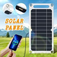 Cargador Solar Portátil 10W/5W USB 5V Para Móviles Y Uso Al Aire Libre Energizado Por Energía Solar Panel De Silicona Monocrómica Tamaño 30*14.5CM Peso 200g - details 6