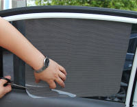 SEAMETAL 2Pcs Película De Sombrilla Para Ventanas Lateral De Coche Protección Solar Verano Antigolpes UV Bloqueo De Luz Estilo Electrostático - details 14