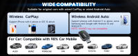 Adaptador De Coche 2 En 1 Cableado a Inalámbrico CarPlay Y Android Auto Plug & Play Spedal Adaptador De Automóvil - details 6