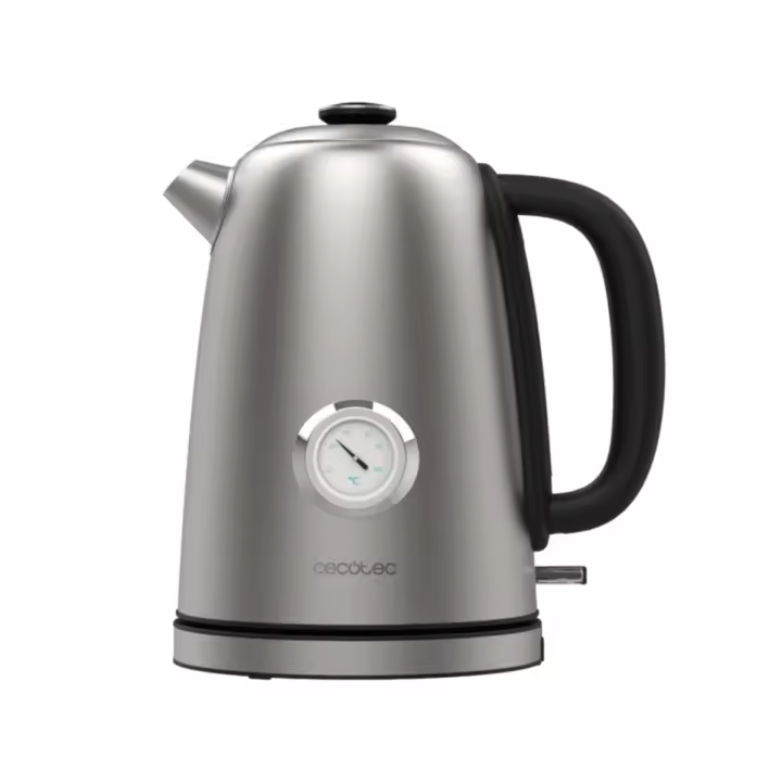 Hervidor de agua Cecotec Thermosense 620 Vintage 2200W 1,7L inox - 1