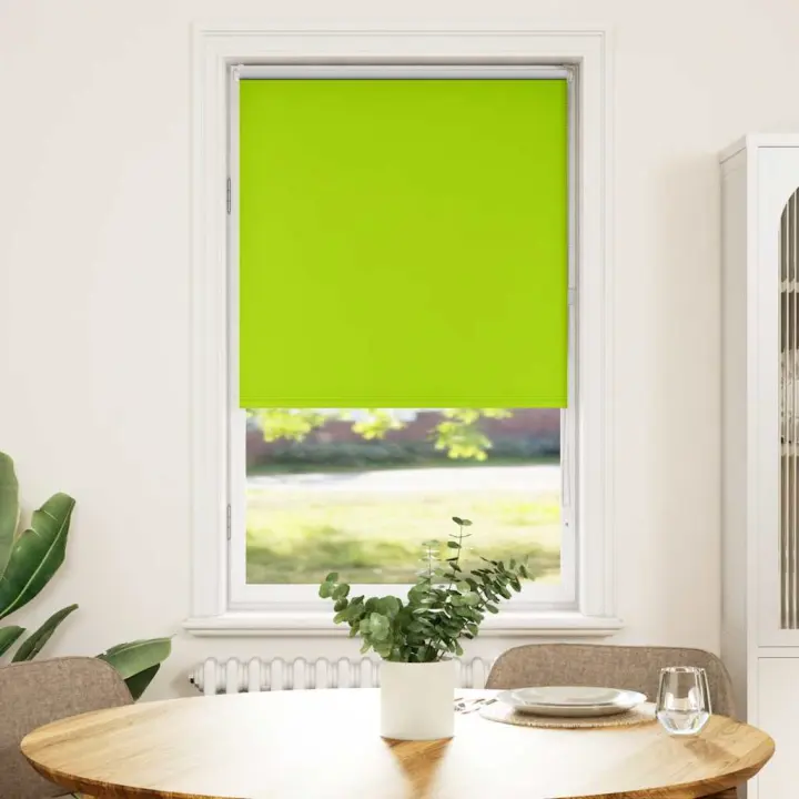 Estor Enrollable Opaco hojas verde 75x150 cm Tela Ancho 70,7 cm - 1