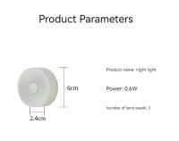 Lámpara De Noche Portátil Mini LED 3 Modos Protección Ocular Con Interruptor Recargable Magnética Para Dormitorio Cocina Armario - details 9