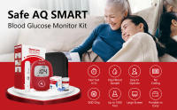Medidor de Glucosa en Sangre Sinocare, Kit Completo con 50 Tiras Reactivas y Dispositivo de Punción Indoloro, Resultados en mg/dL (Modelo Safe AQ Smart) - details 0